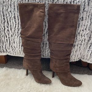 Sexy GUC ISOLA Brown Suade Slouch Boots Like New / Size 7